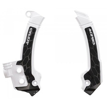 Acerbis Husqvarna TC/FC 23-24 TE/FE 24-25 White/Black X-Grip Frame Guards