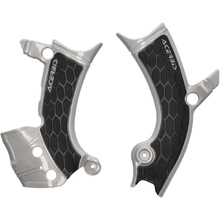 Acerbis Yamaha YZ250F 24-27 YZ450F 23-27 Silver/Black X-Grip Frame Guards