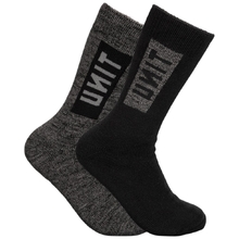 Unit Extra Thick Bamboo Multi Crew Socks - 2 Pack