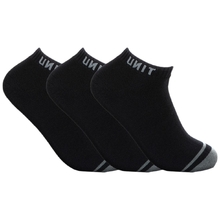 Unit Bamboo Black Ankle Socks - 3 Pack