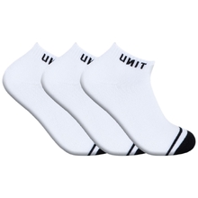 Unit Bamboo White Ankle Socks - 3 Pack
