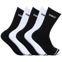 Unit Multi Crew Socks - 5 Pack