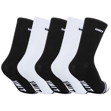 Unit Kids Multi Crew Socks - 5 Pack