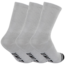 Unit Kids Grey Crew Socks - 3 Pack