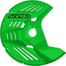Acerbis Yamaha/Kawasaki/Honda X-Brake Linear Green Front Disc Cover