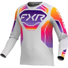 FXR 2026 Podium Relay Grey/Purple/Tang Jersey