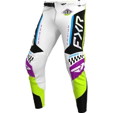 FXR 2026 Podium Gladiator White/Black/Hi-Vis Pants