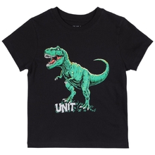 Unit Rex Toddler Black Tee