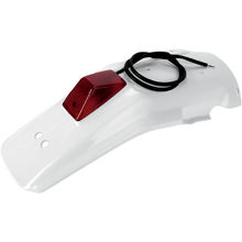 UFO Honda XR 600 88-00 Rear White Rear Fender w/ Tail light