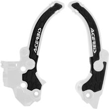 Acerbis KTM/Husqvarna/Gas Gas 50 SX/TC/MC 24-27 White/Black X-Grip Frame Guards