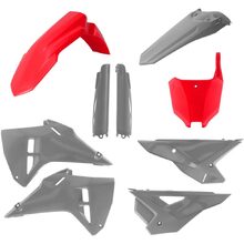 Acerbis Honda CRF250/450R 25-26 Grey Hawk Red Plastics Kit