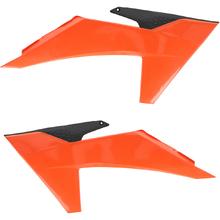 Acerbis KTM SX/SX-F 23-24 EXC/EXC-F 24-25 Orange/Black Radiator Shrouds