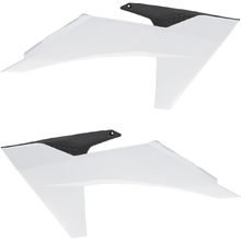 Acerbis KTM SX/SX-F 23-24 EXC/EXC-F 24-25 White/Black Radiator Shrouds