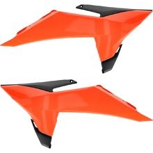 Acerbis KTM SX/SX-F 25-27 Orange/Black Radiator Shrouds