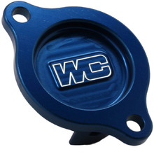 Works Connection Honda CRF250R 10-17 Blue Oil Filter Cover