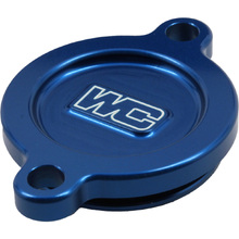 Works Connection Kawasaki KX250F 17-27 Blue Oil Filter Cover