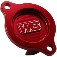Works Connection KTM/Husqvarna 450-501 Red Oil Filter Cover