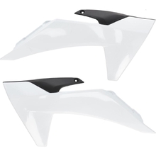 Acerbis KTM 65SX 24-27 White/Black Radiator Shrouds