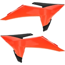 Acerbis KTM 85SX 25-27 Orange/Black Radiator Shrouds