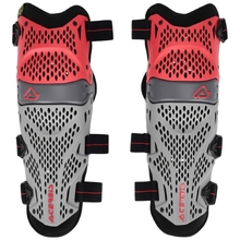 Acerbis Impact Pro Red/Grey Knee Guards