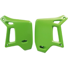 UFO Kawasaki KDX200 90-94 Green Radiator Shrouds