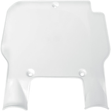 UFO Kawasaki KX125/250/500 89-95 White Front Plate