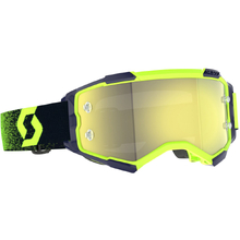 Scott Fury Neon Green/Neon Yellow Chrome Goggles