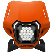 Acerbis VSL Lumen-X Universal Fit Orange LED Headlight
