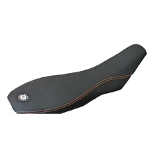 Seat Concepts KTM 690 Enduro R 08-18 Comfort Carbon Vinyl Sides/Black Gripper Top/Orange Stitching Complete Seat