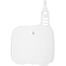 UFO Yamaha YZ/YZF 87-91 White Front Number Plate