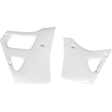 UFO Yamaha YZ125 89-92 YZ250 88-89 White Radiator Shrouds