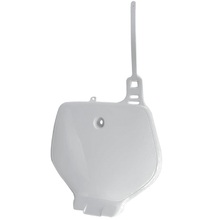 UFO Yamaha YZ/YZF 92-99 White Front Number Plate