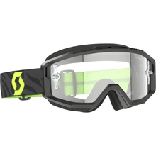 Scott Split OTG Zebra Black/Neon Yellow Clear Goggles