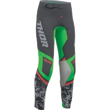 Thor 2027 Sportmode Punkd Charcoal/Green Kids Pants