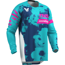 Thor 2026 Launchmode Bleach White/Aqua Jersey