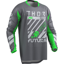 Thor 2027 Launchmode Futura Charcoal/Green Jersey