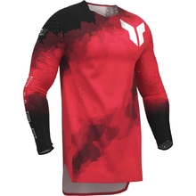 Thor 2026 Sportmode Carbon Black/Red Jersey