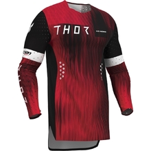 Thor 2027 Sportmode Vanish Black/Red Jersey