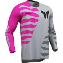 Thor 2027 Launchmode Shredder Grey/Fuchsia Jersey
