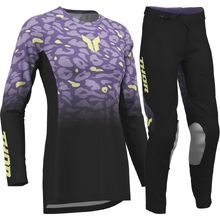 Thor 2027 Launchmode Spotted Black/Purple Womens Gear Set