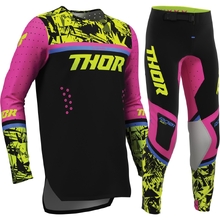 Thor 2027 Sportmode Punkd Black/Fuchsia Kids Gear Set
