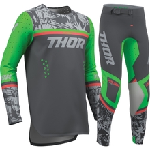 Thor 2027 Sportmode Punkd Charcoal/Green Kids Gear Set