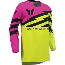 Thor 2027 Launchmode Shockie Acid/Fuchsia Kids Jersey