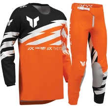 Thor 2027 Launchmode Shockie Flo Orange/Black Kids Gear Set