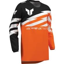 Thor 2027 Launchmode Shockie Flo Orange/Black Kids Jersey