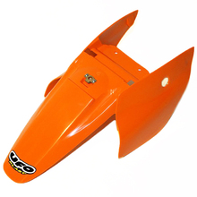 UFO KTM 65SX 02-08 Orange Rear Fender And Side Panels