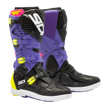 Sidi Crossfire 3 SRS Violet Black/Fluro Yellow Boots