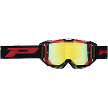 ProGrip Vista 3303 Yellow/Black/Red Clear Lens Goggles