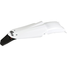 UFO Husqvarna CR/WR 05-13 TC/TE 05-07 White Rear Fender w/ Tail Light