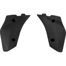 UFO Husqvarna CR/WR '06-13 Black Lower Radiator Guards